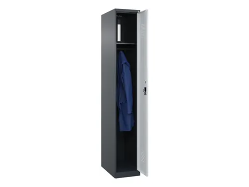 locker,HxBxD 1850x300x500mm,1vak,vak B 300mm,cil.-slot,staand op vloer