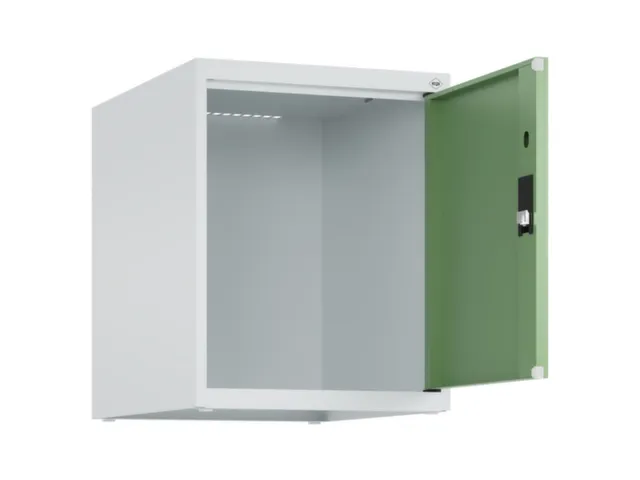 opzetkast,v. locker,1vak.,vak B 400mm,HxBxD 500x400x500mm,vleugeldeur
