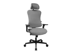 Topstar Bureaustoel Art Comfort met hoofdsteun grijs