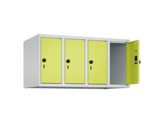 opzetkast,v. locker,4vak.,vak B 250mm,HxBxD 500x1000x500mm,vleugeldeur