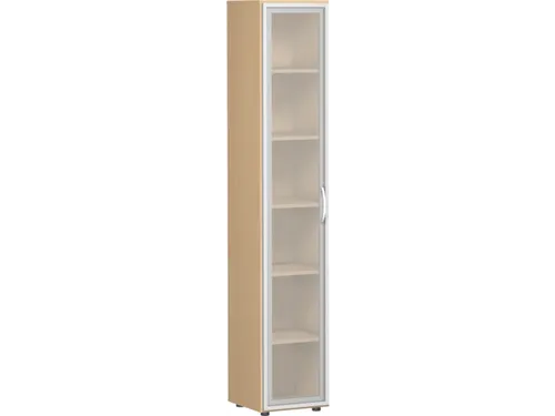 kantoorkast,HxBxD 2160x400x420mm,5xhouten vloer,6ordnerhoogte