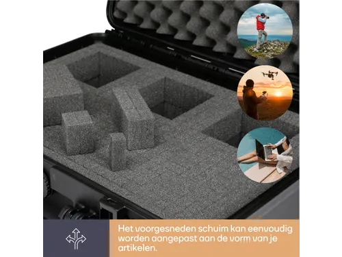 Gereedschapskoffer Hard 555X42X211Mm Leeg Met Schuimrubber