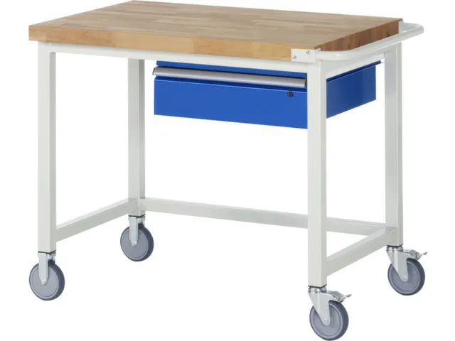 Werkbank 880x1000x700mm Beukenhouten Werkblad 1lade