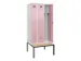 locker met bank,voor scheiding van kleding,HxBxD 2120x900x815mm,3vak