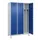 locker voor scheiding van kleding,HxBxD 1950x1200x500mm,3vak