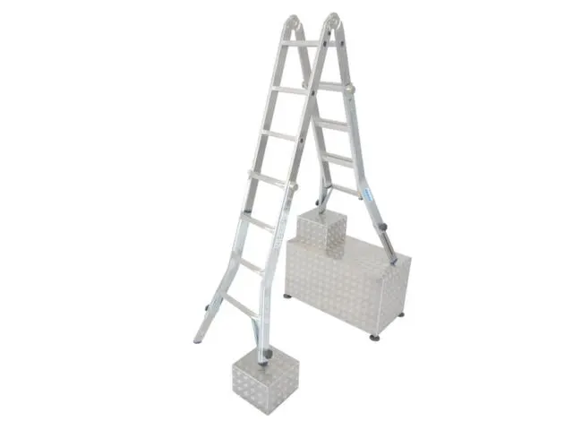 multifunctionele telescoopladder,4x4,sporten,balk L 4,2m,aluminium
