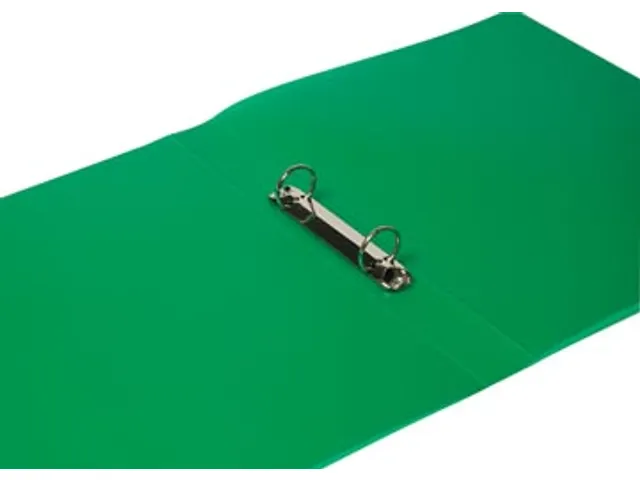 Ringmap A4 PP 2 Ringen 25mm Transparant Groen