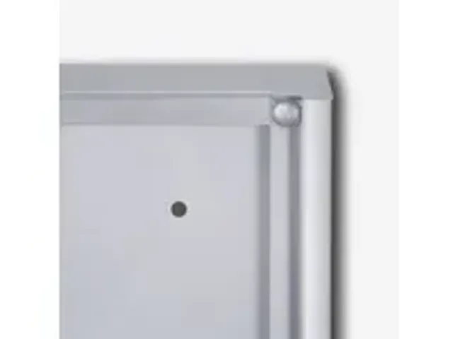 OUTLET Vergrendelbaar Muurvitrine Magnetisch Economy 1xA4 Zilver