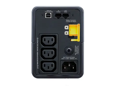 APC Back-UPS BX500MI Noodstroomvoeding - 500VA, 3x C13, USB