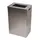 Sanfer S3400225 RVS afvalbak 50 liter met open inworp