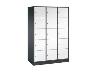 grootvolume-lockersysteem,HxBxD 1950x1220x600mm,3x5vakken,cil.-slot - 2