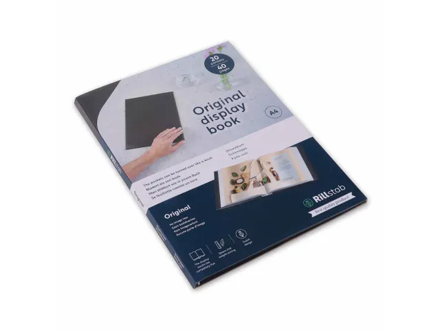 Showmap Rillstab A4 RI99424 1 Kanaals 20 Tas Zwart