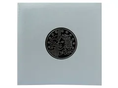 Muntenverzamelalbum Exacompta 24.5x25cm 5 vel à 43 vakjes 4-rings gri