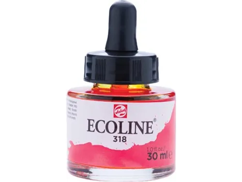 Ecoline waterverf flacon van 30 ml, karmijn
