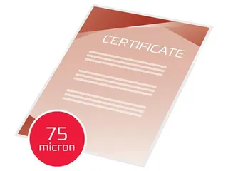 Lamineerhoes Gbc Zelfklevend A4 75 micron - 5