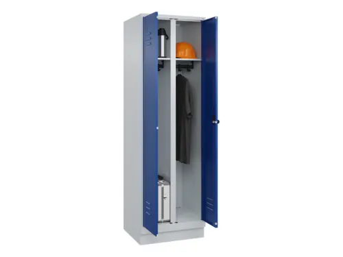 locker voor scheiding van kleding,HxBxD 1950x600x500mm,2vak
