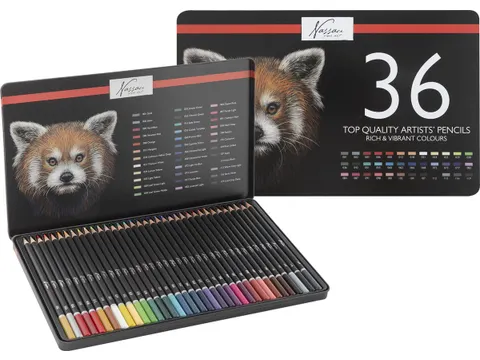 Nassau Fine Art Professionele Kleurpotloden blik 36-delig