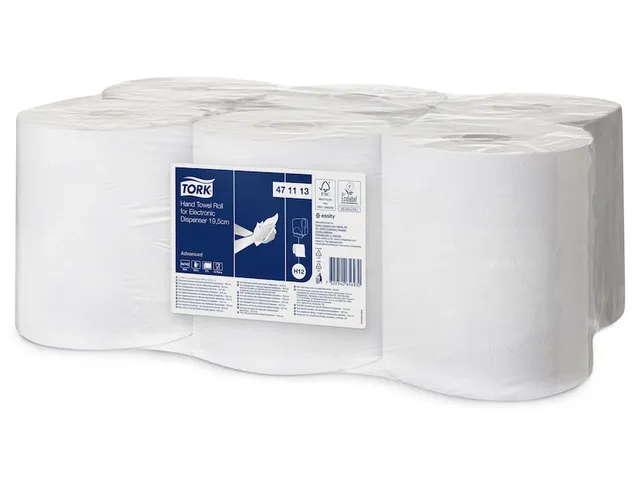 Tork 471113 H12/H13 Advanced Handdoekrol Wit 2-laags 19,5cmx143m