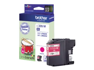 Inktcartridge Brother LC-22UM rood - 1