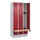 locker met bank,HxBxD 1950x900x815mm,3vak,vak B 300mm,cilinderslot