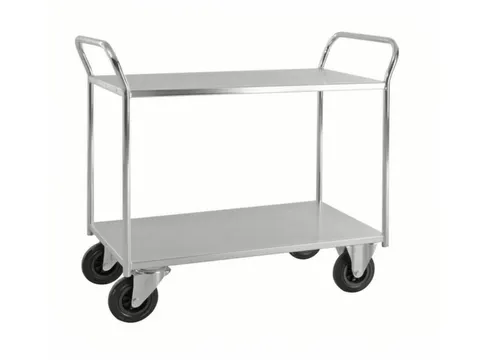 etagewagen,draagverm. 400kg,2etage(s),laadvl. LxB 940x440mm,staaletage