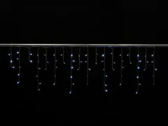 Cascade Light LED - 2 x 0,6m - 72 Witte Lampen - Transparant Draad -