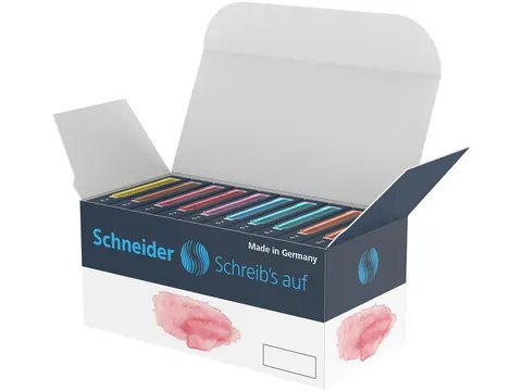 Inktpatronen Schneider pastel doos 10 sets a 6st.