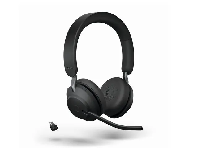 Jabra Evolve2 65 UC Stereo Bluetooth Headset USB-C Zwart