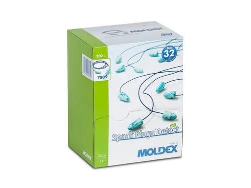 Moldex oordoppen Spark Plugs Detecteerbaar koord SNR 32 dB 200 Paar