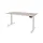 Dextro Plus Zit-sta Bureau Elektrisch 180x80 Lindberg Eiken 25mm Wit