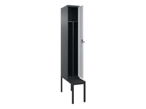 locker voor scheiding van kleding,HxBxD 2120x300x815mm,1vak
