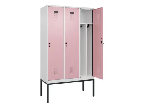 locker voor scheiding van kleding,HxBxD 2120x1200x500mm,3vak
