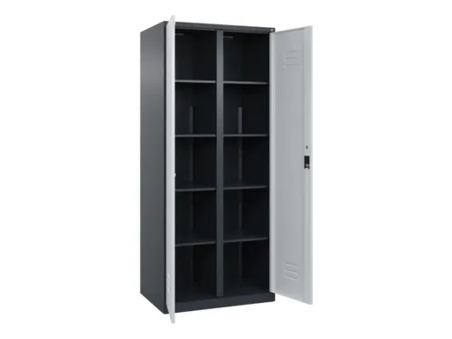 wasgoedverdeelkast,HxBxD 1850x800x500mm,vak B 400mm,cilinderslot