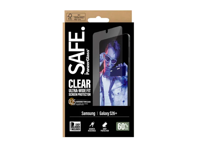 PanzerGlass SAFE. by Screen Protector Samsung Galaxy S26+ | Ultra-W