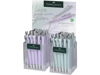 Balpen Faber-Castell Polyball 24 stuks, 2 kokers elk 12 stuks sweet li - 1