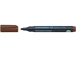 Marker Schneider Maxx 130 permanent ronde punt bruin - 2