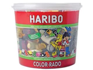 Haribo Color-Rado Wine Gum + Engelse Drop 650Gram - 3
