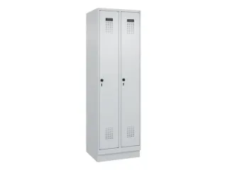 locker,HxBxD 1950x600x500mm,2vak,vak B 300mm,draaigrendel,sokkel - 3