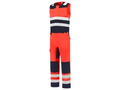 Tricorp 753007 hi-vis Bicolor Bodybroek fluo rood/blauw maat 46