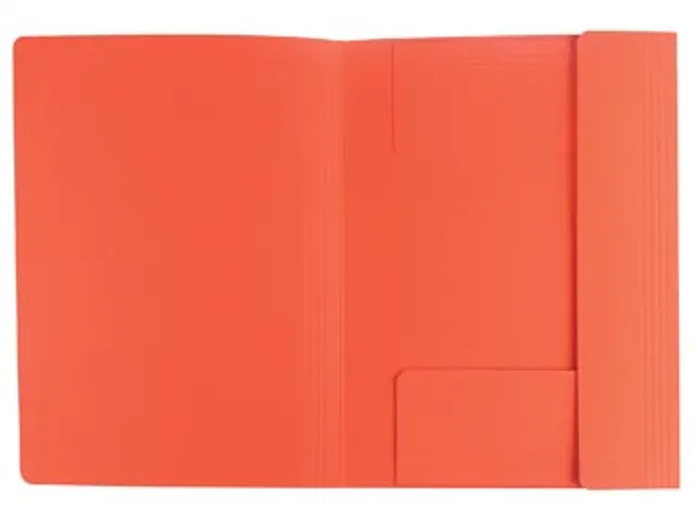 Dossiermap 3 Kleppen Oranje A4 250 Gram
