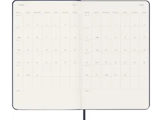 Agenda 2027 Moleskine 12M Weekly 7dag/1pagina large hc sapphire blue - 5