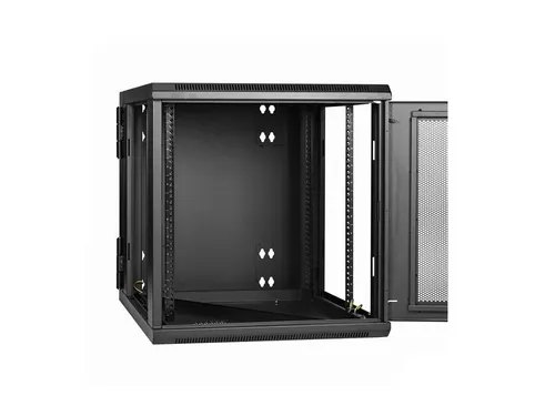 12U 4-Post Wandrack 19 Inch met Schap en Slot Wandmonteerbaar