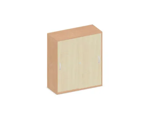 Schuifdeurkast 1150x1000x430mm Romp Beuken Decor Front Esdoorn