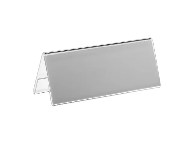 Europel Naamhouder 2-zijdig L-model – 105 × 40 mm – Set van 10