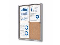 Vitrinekast Prikbord Kurk Economy 4xA4