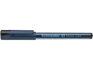 CD/DVD marker Schneider Maxx 244 0.7mm zwart - 2