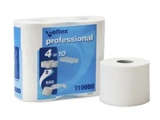 Toiletpapier Celtex Professional Blue 2-laags wit 500 vel 40 rol (10x4 - 4