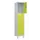 lockerkast,HxBxD 1950x400x500mm,1x3vakken,vak B 400mm,cil.-slot,voeten