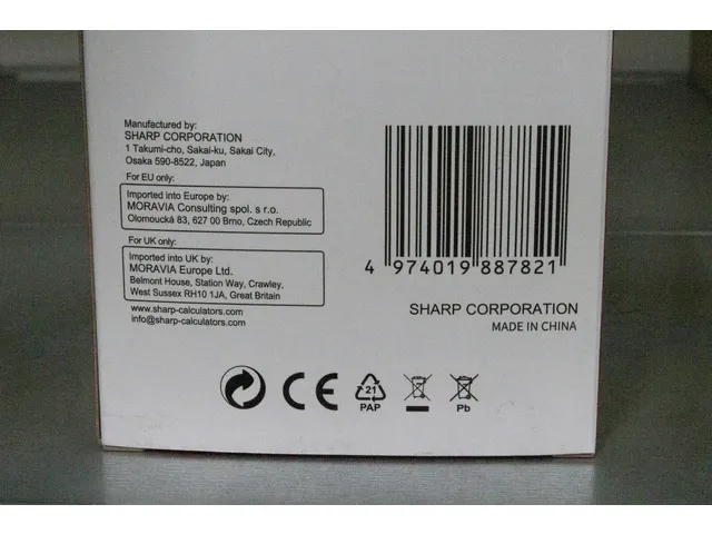 Calculator Sharp ELW531TGWH wit wetenschappelijk write view