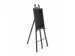 Chevalet bois dur noir pour tableau noir/panneau imprimé